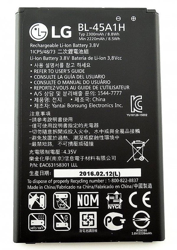LG batterij BL-45A1H K10 2300 mAh Origineel