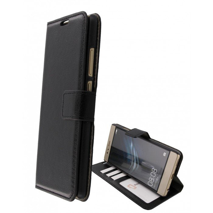 Luxury wallet hoesje Huawei P9 Lite zwart