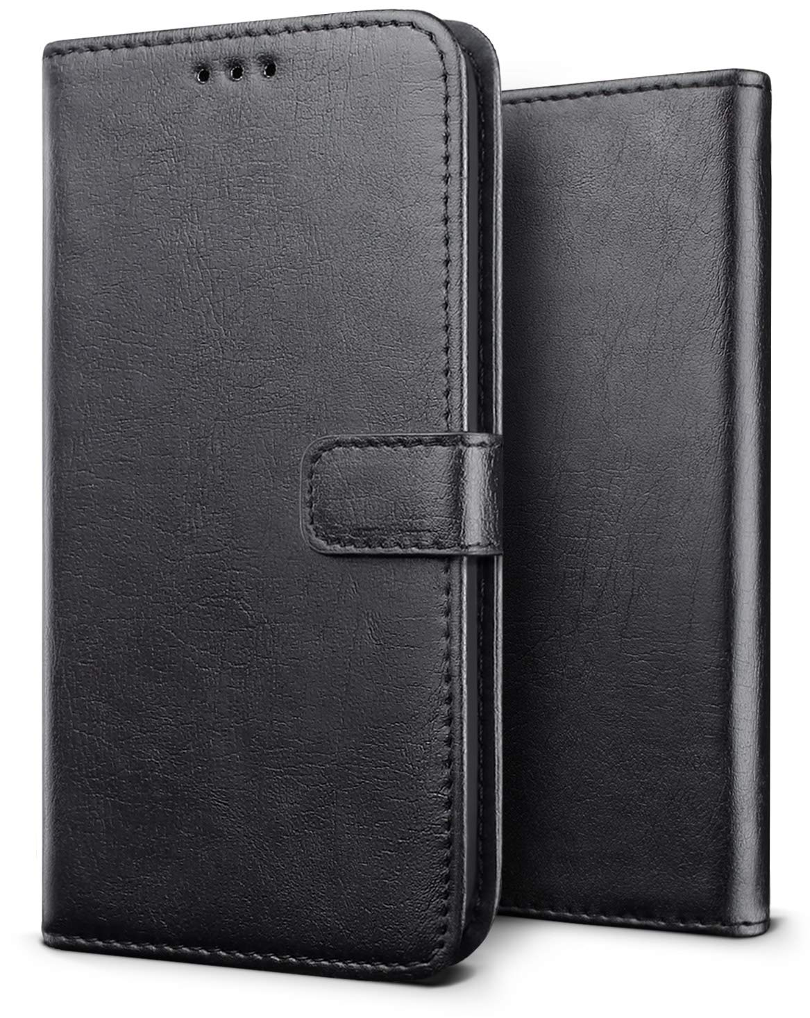 Luxury wallet hoesje Samsung Galaxy S22 zwart