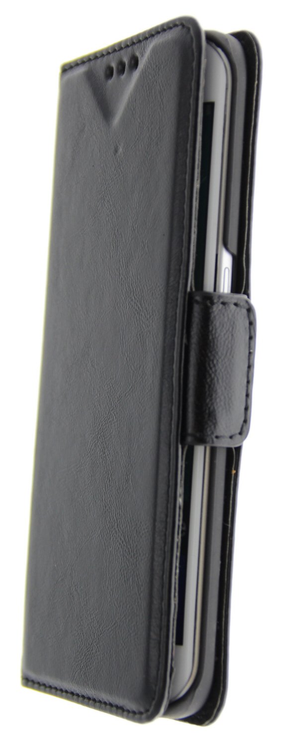 Luxury wallet hoesje Samsung Galaxy S6 Edge zwart