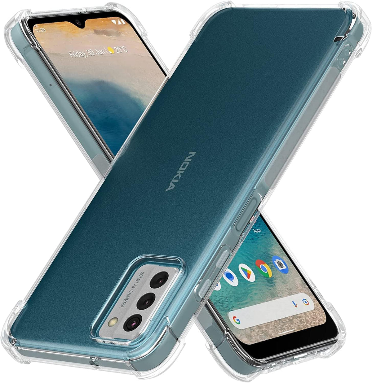 Nokia G22 hoesje met stevige hoeken