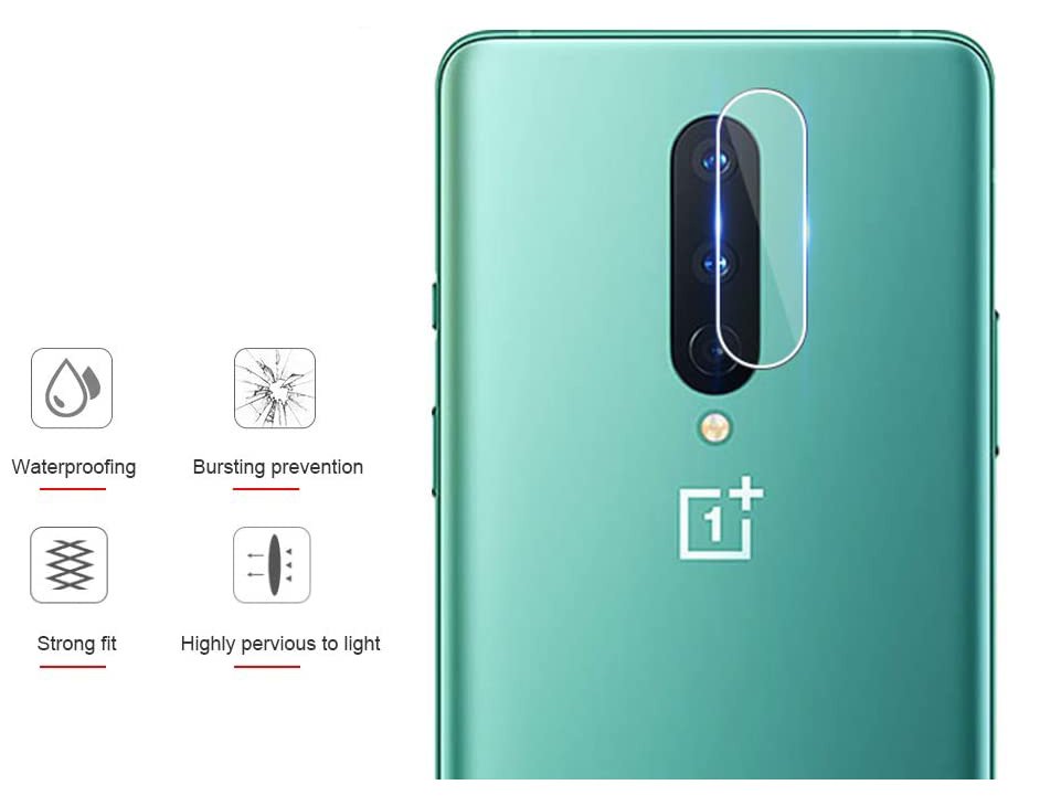 OnePlus 8 Camera lens protector - Tempered Glass
