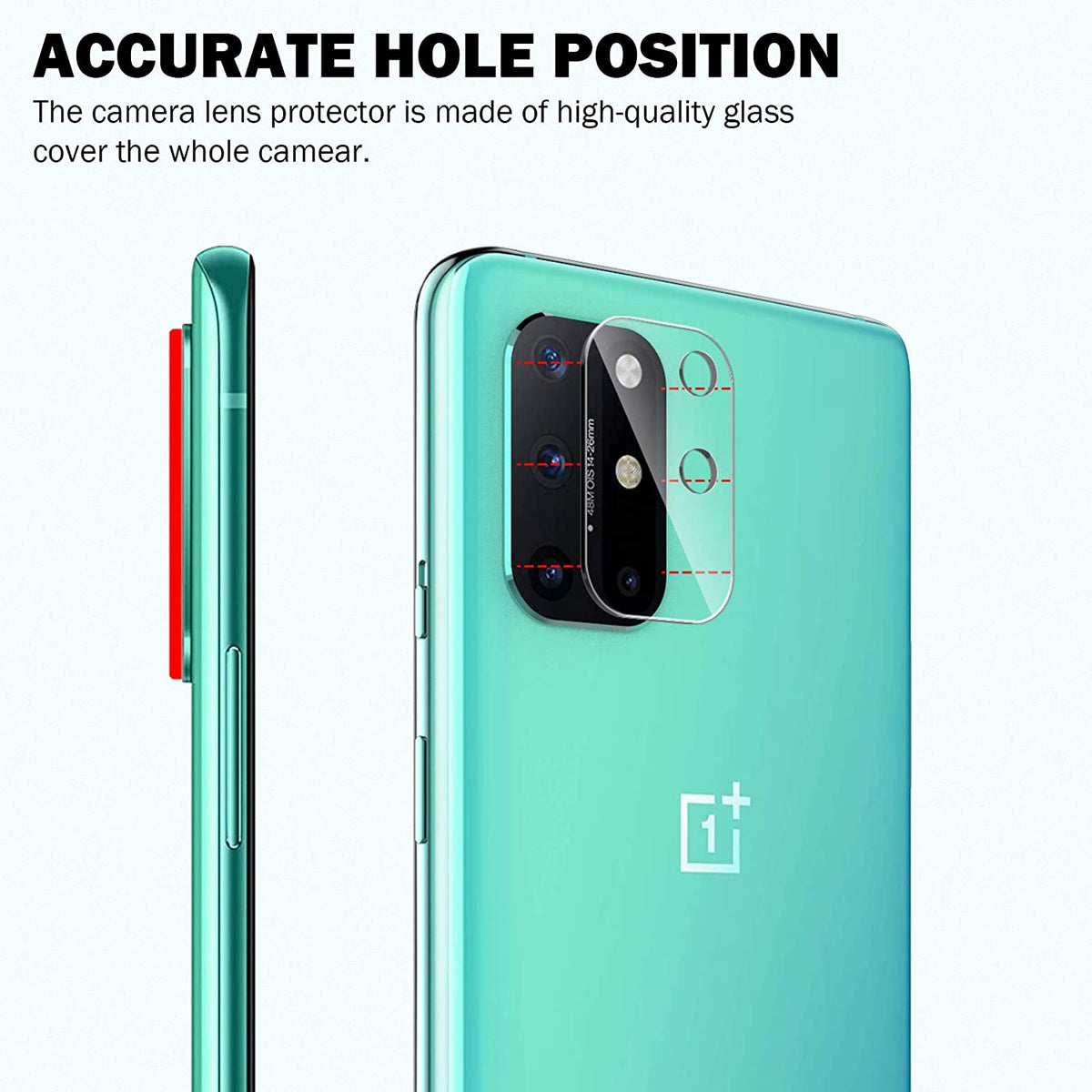 OnePlus 8T Camera lens protector - Tempered Glass