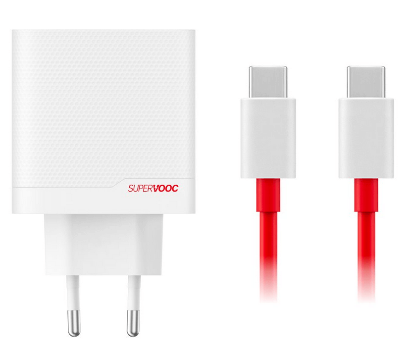 OnePlus SUPERVOOC Dual snellader - 80W - 1x USB - 1x USB-C