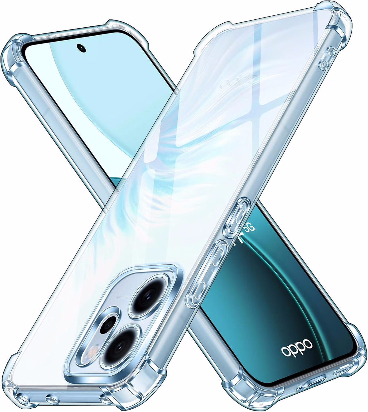 Oppo Reno14 F hoesje met stevige hoeken