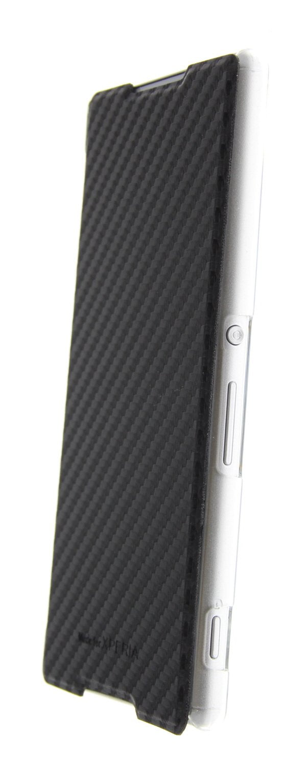 Roxfit Sony Xperia Z3+ Slimline book case carbon zwart SMA5157CF