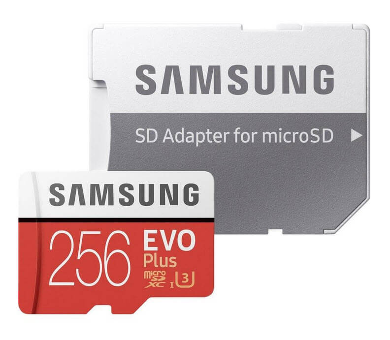 Samsung EVO Plus MicroSDXC kaart 256GB C10/UHS-1