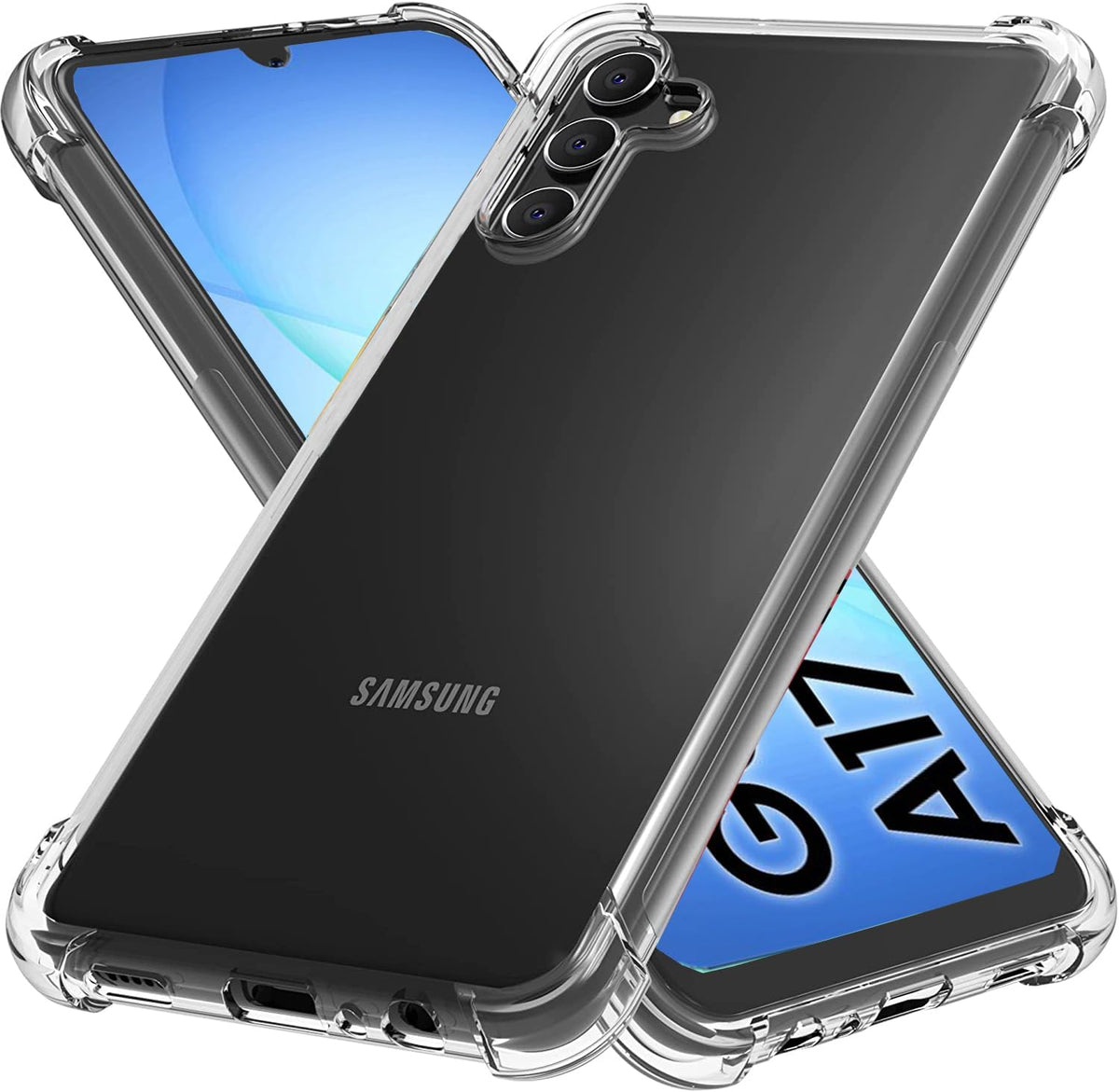 Samsung Galaxy A07/A08 hoesje met stevige hoeken