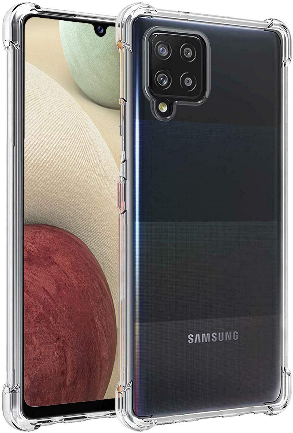 Samsung Galaxy A12 hoesje met stevige hoeken