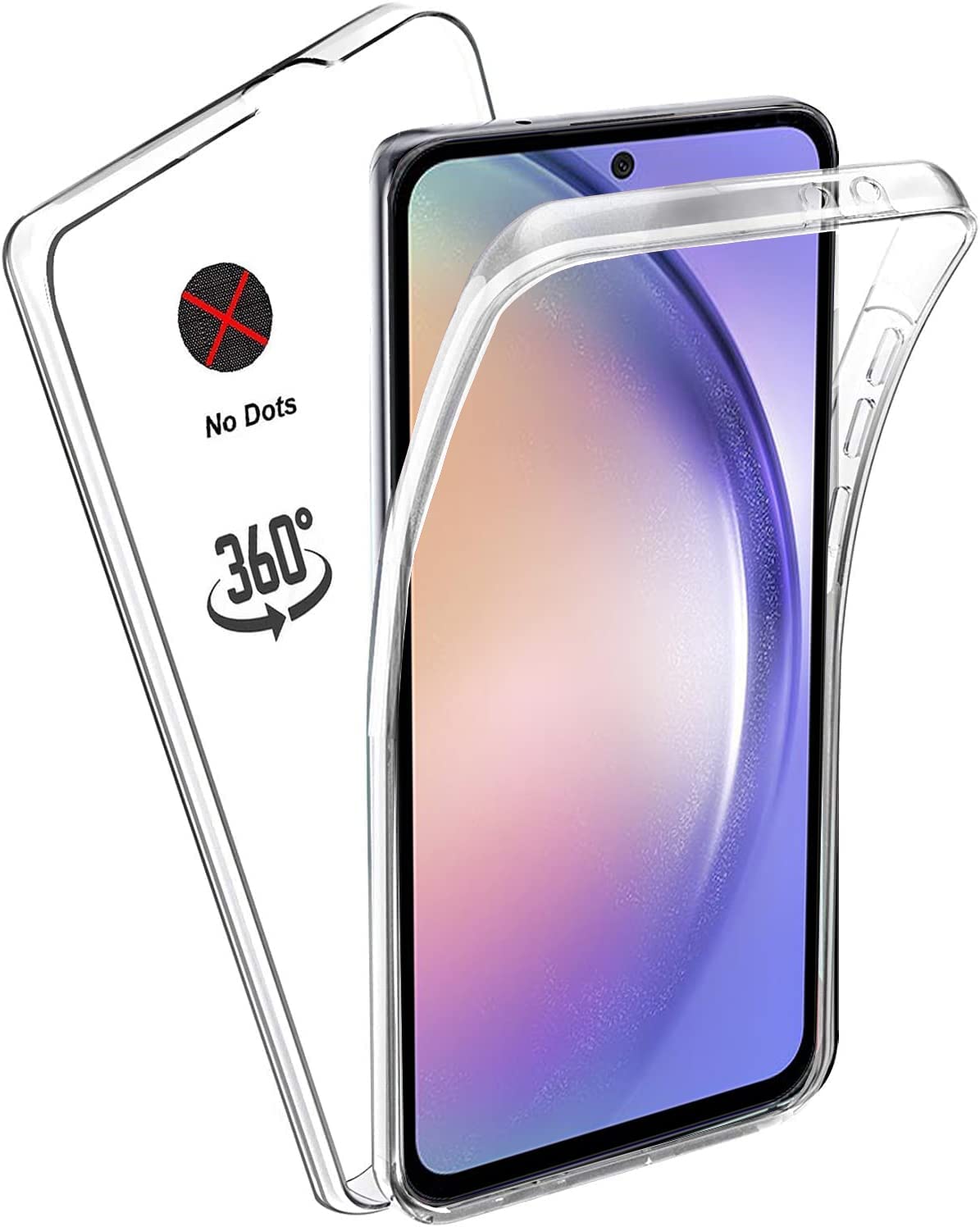 Samsung Galaxy A34 TPU hoesje voor + achter