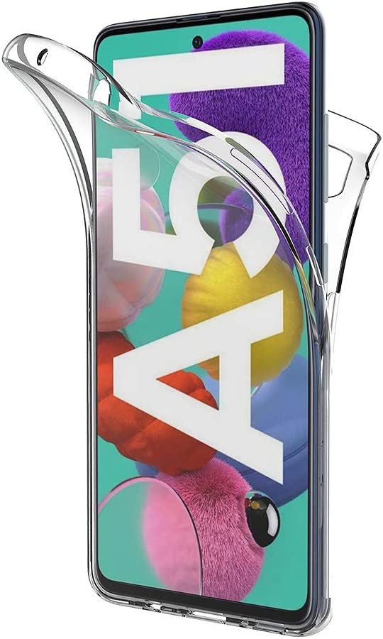Samsung Galaxy A51 TPU hoesje voor + achter