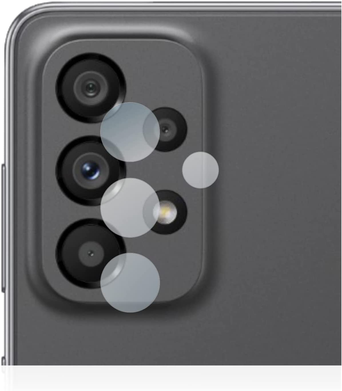 Samsung Galaxy A73 Camera lens protector - Tempered Glass