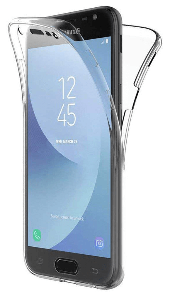 Samsung Galaxy J4 TPU hoesje voor + achter