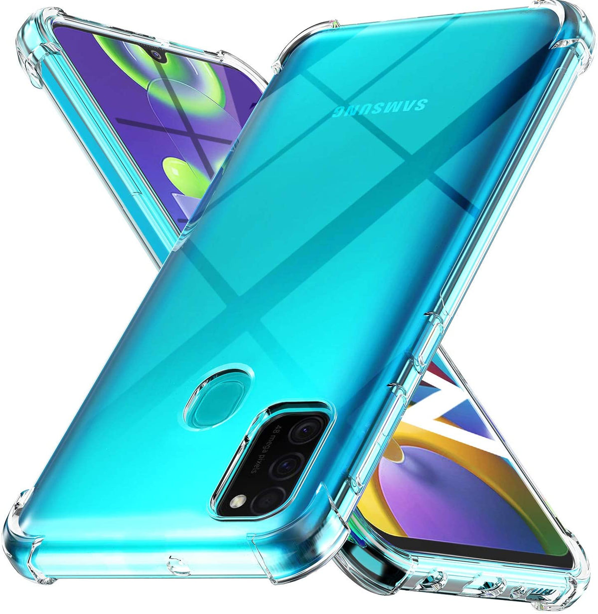 Samsung Galaxy M21 hoesje met stevige hoeken
