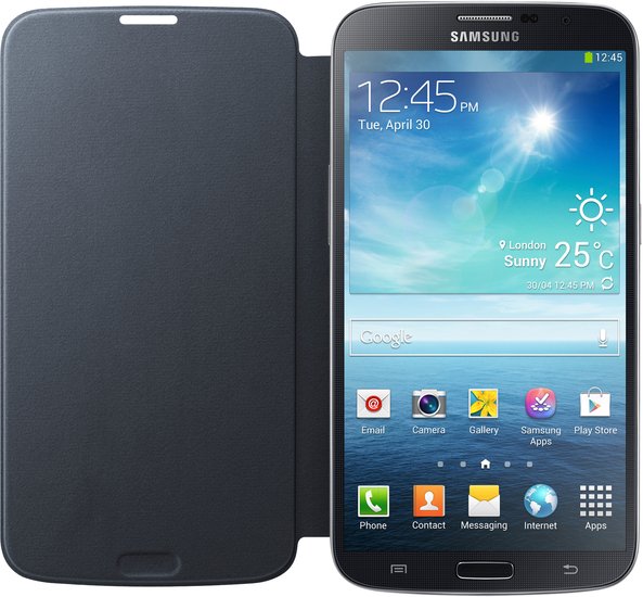Samsung Galaxy Mega flip cover zwart EF-FI920BBEGWW