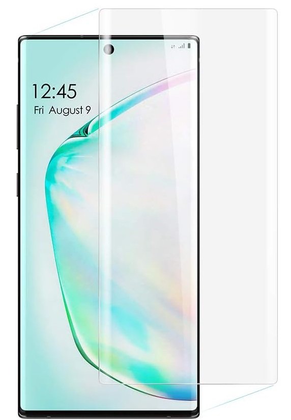 Samsung Galaxy Note 10 UV Tempered Glass (volledig scherm)