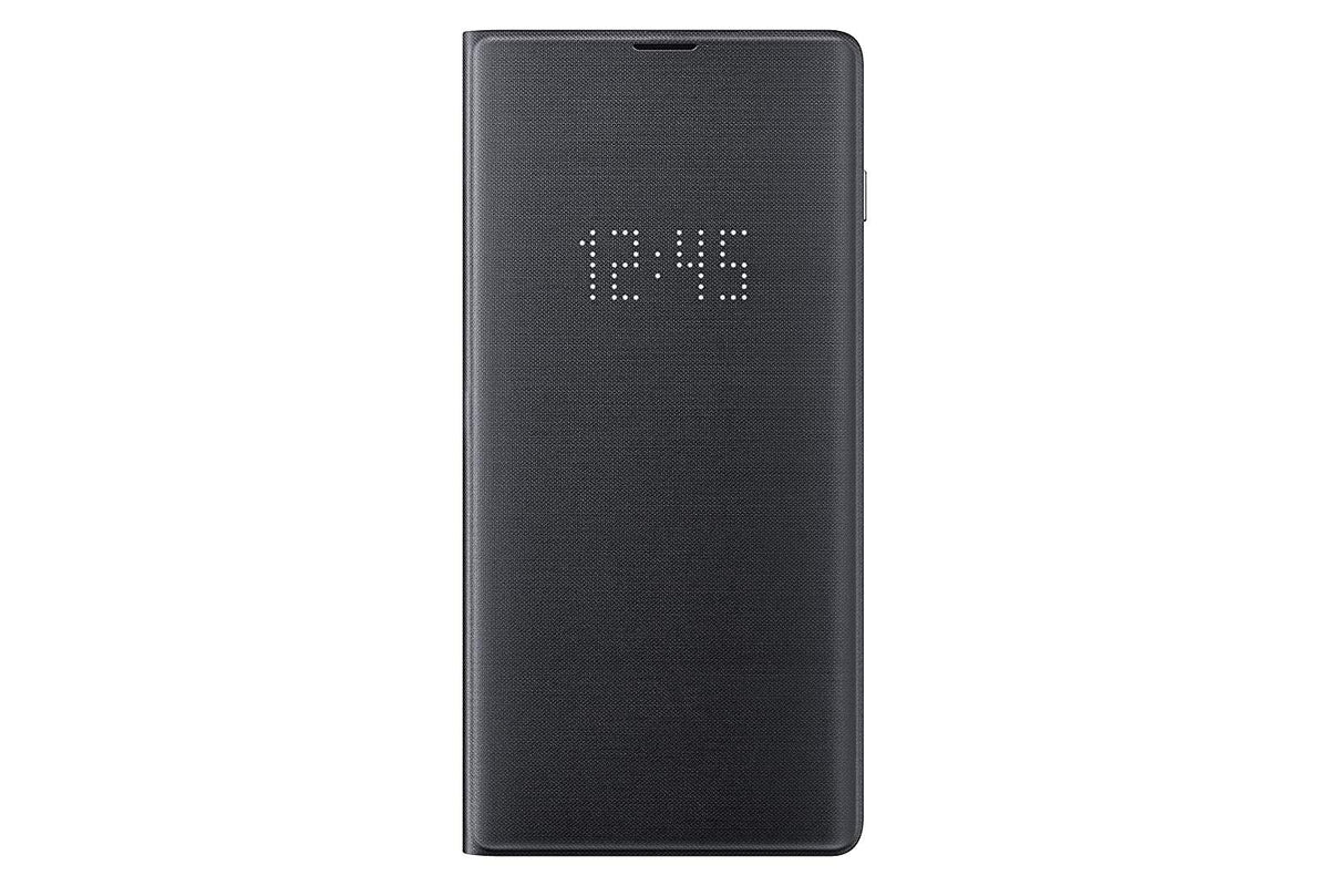 Samsung Galaxy S10 Flip Wallet LED zwart EF-NG973PBE