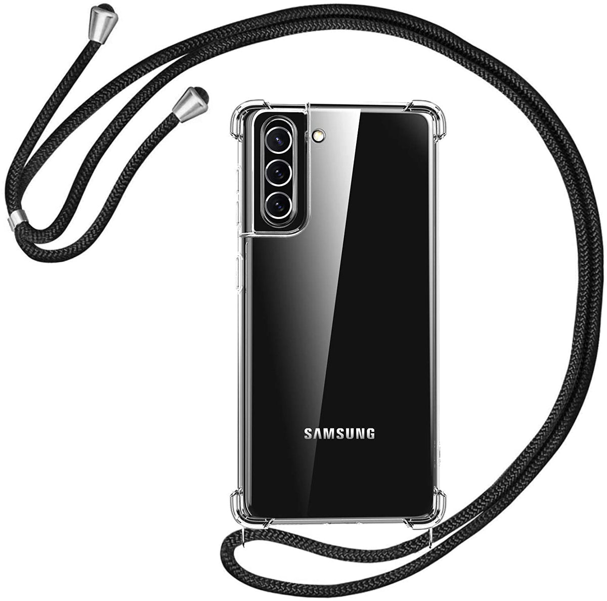 Samsung Galaxy S21 crossbody hoesje met draag koord