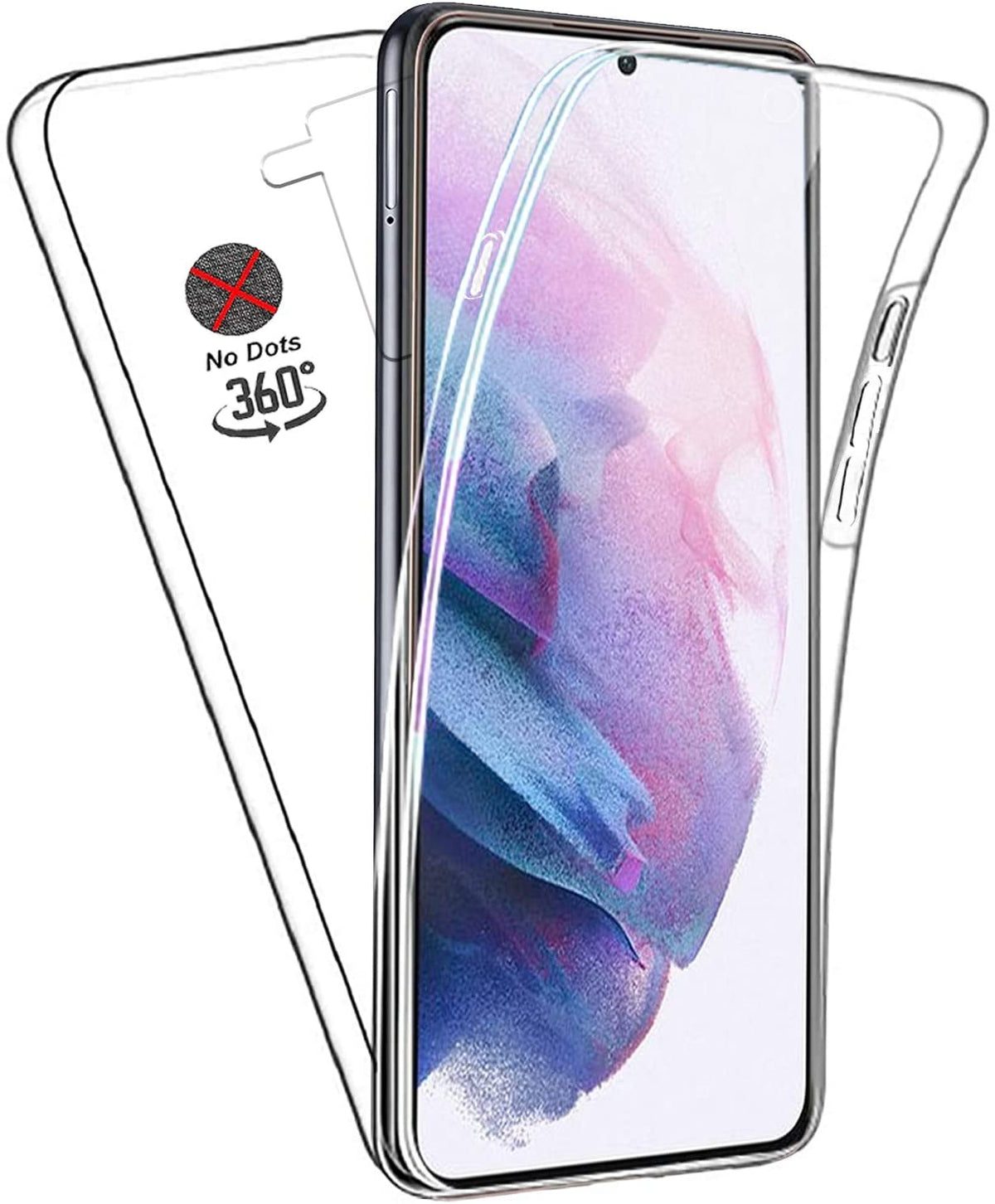 Samsung Galaxy S21+ TPU hoesje voor + achter