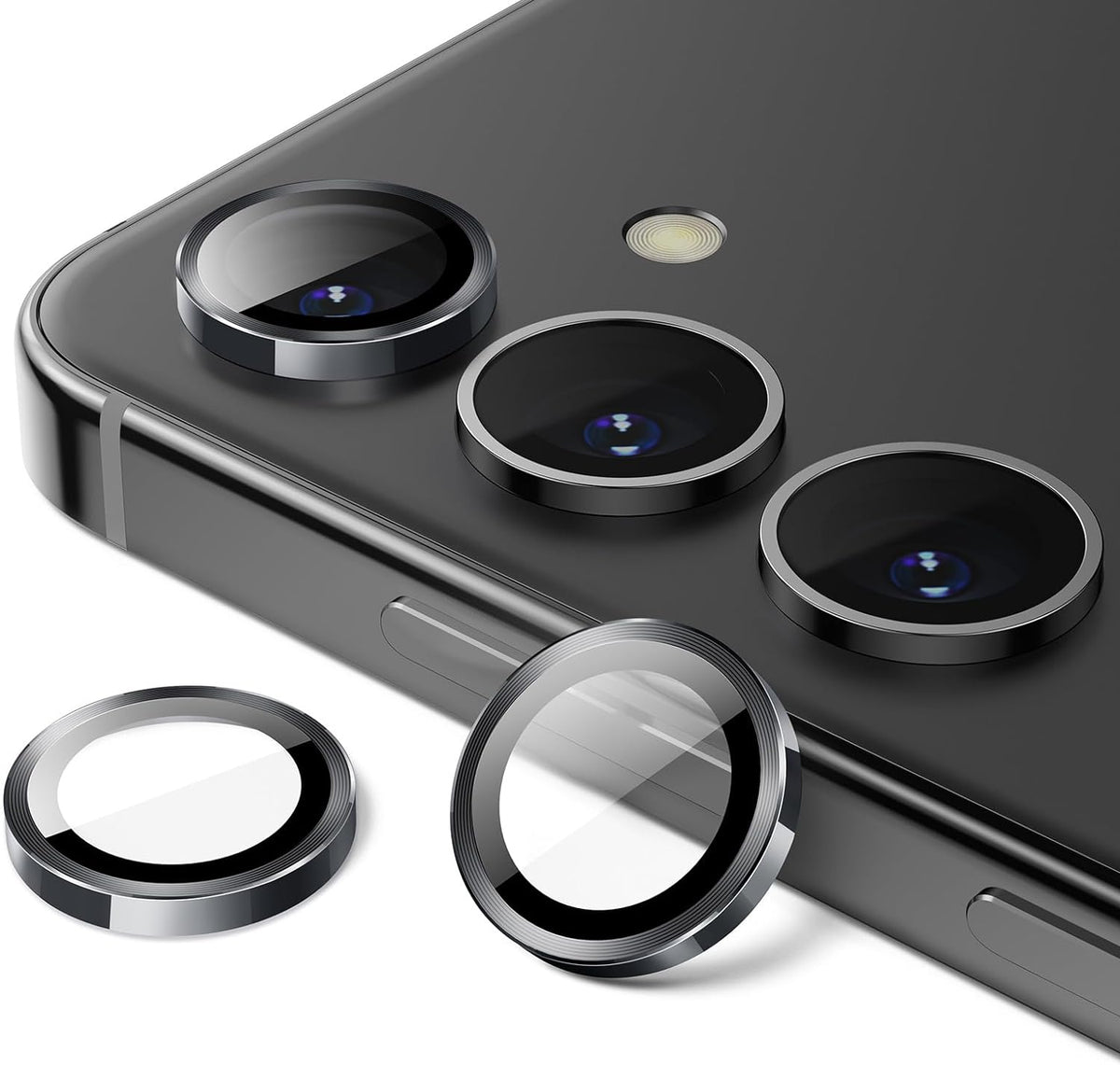 Samsung Galaxy S24 FE 9H Camera lens protector - Tempered Glass zwart