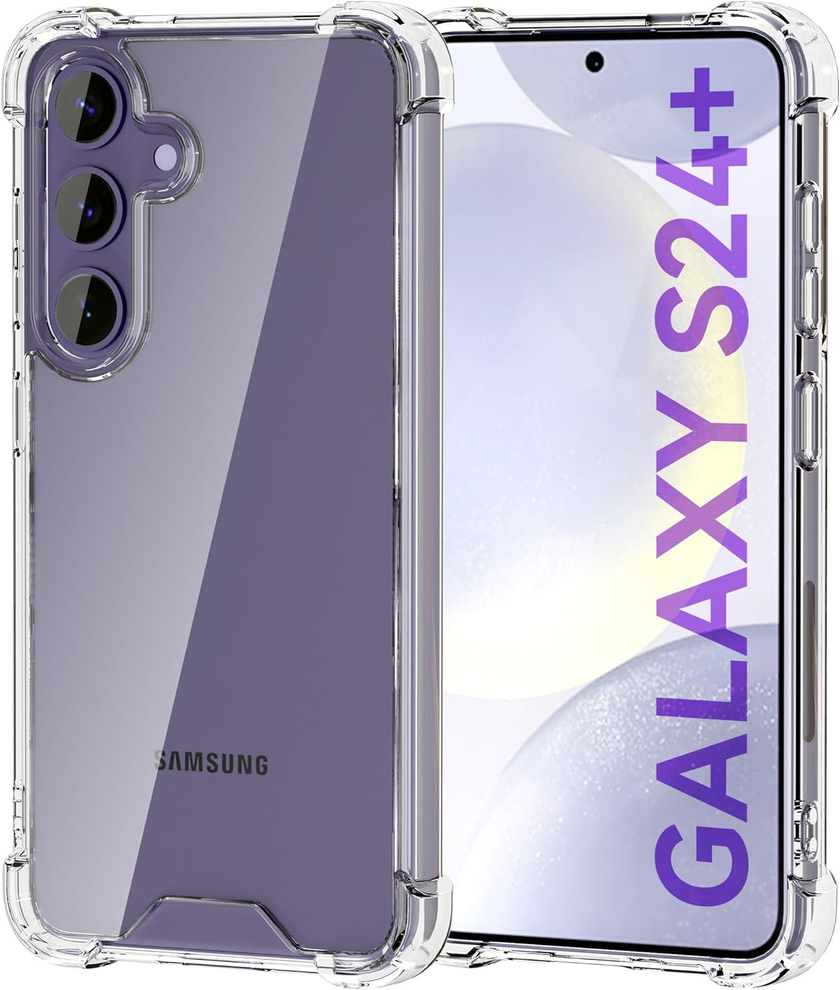 Samsung Galaxy S24+ hoesje met stevige hoeken