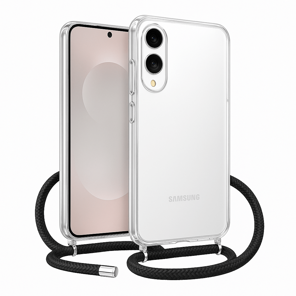 Samsung Galaxy S25 Edge crossbody hoesje met draag koord