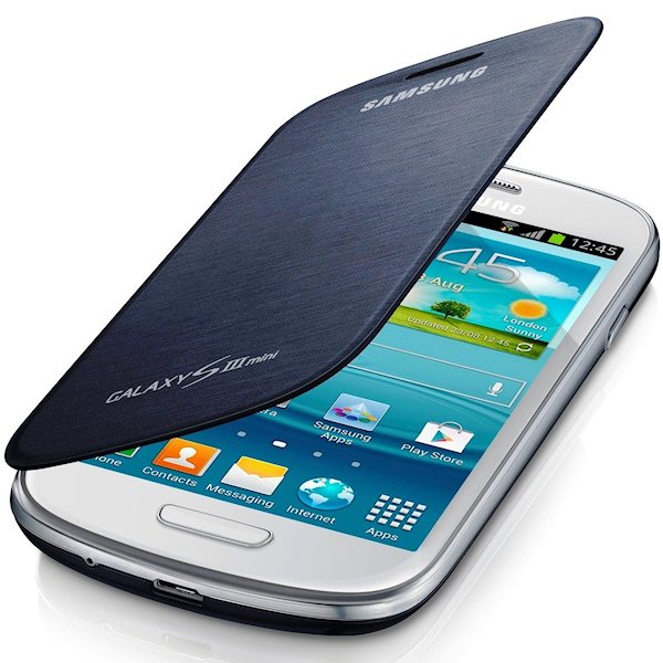 Samsung Galaxy S3 Mini flip cover blauw EFC-1M7FB