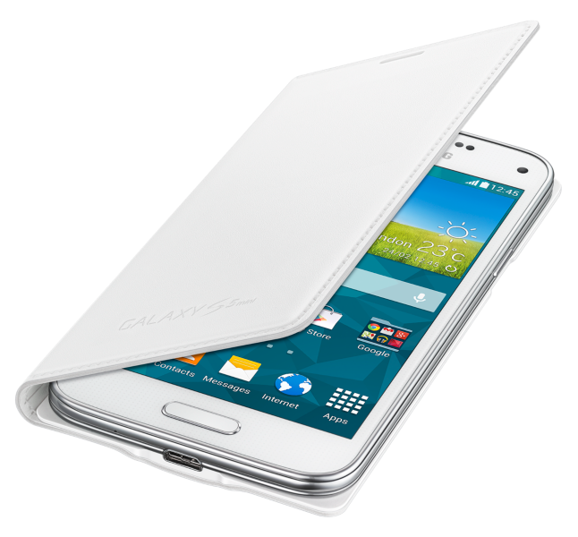 Samsung Galaxy S5 Mini Flip Cover wit EF-FG800BW