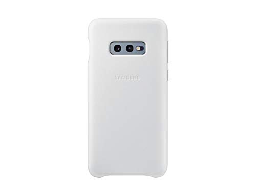 Samsung Leather Cover voor Galaxy S10e - wit - EF-VG970LWE