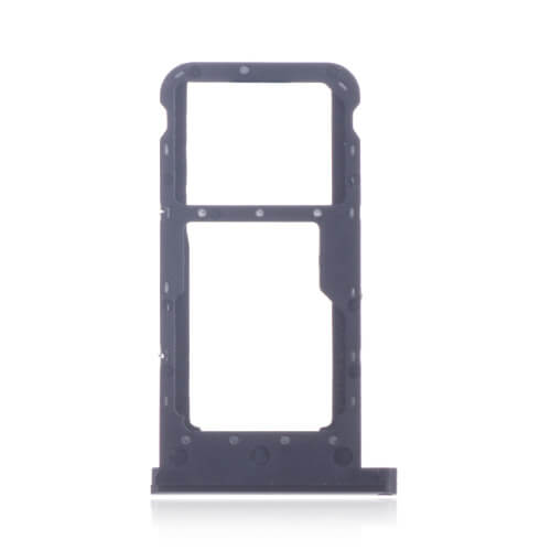 Sim en Micro SD kaart houder - Huawei P Smart+ zwart