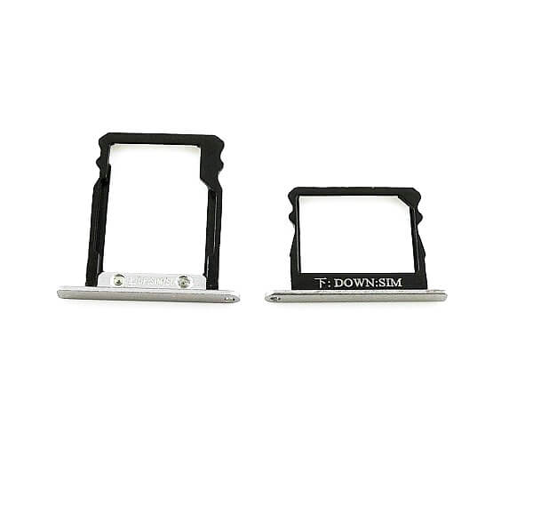 Sim en Micro SD kaart houder - Huawei P8 - zwart