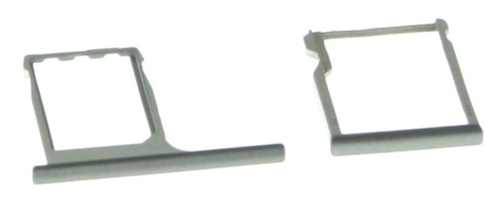 Sim kaart en Micro SD kaart houder HTC One M8 zwart