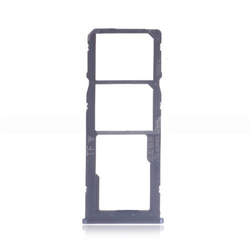 Sim kaart houder - Huawei Y9 2019 - zwart