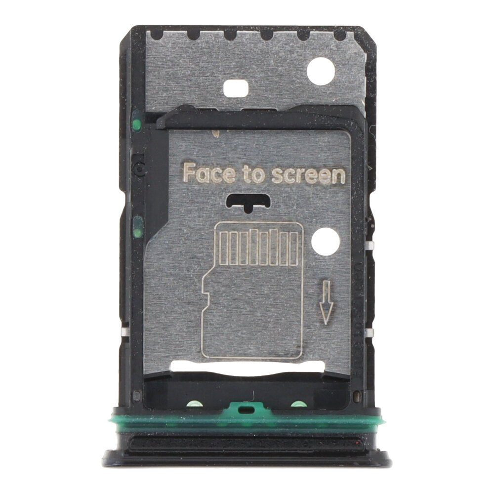 Sim kaart houder - OPPO Reno8 T 4G CPH2481 - zwart