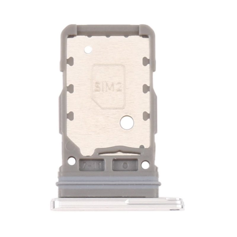Sim kaart houder - Samsung Galaxy S21 FE 5G - wit