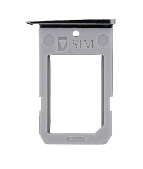 Sim kaart houder - Samsung Galaxy S6 Edge - Zwart