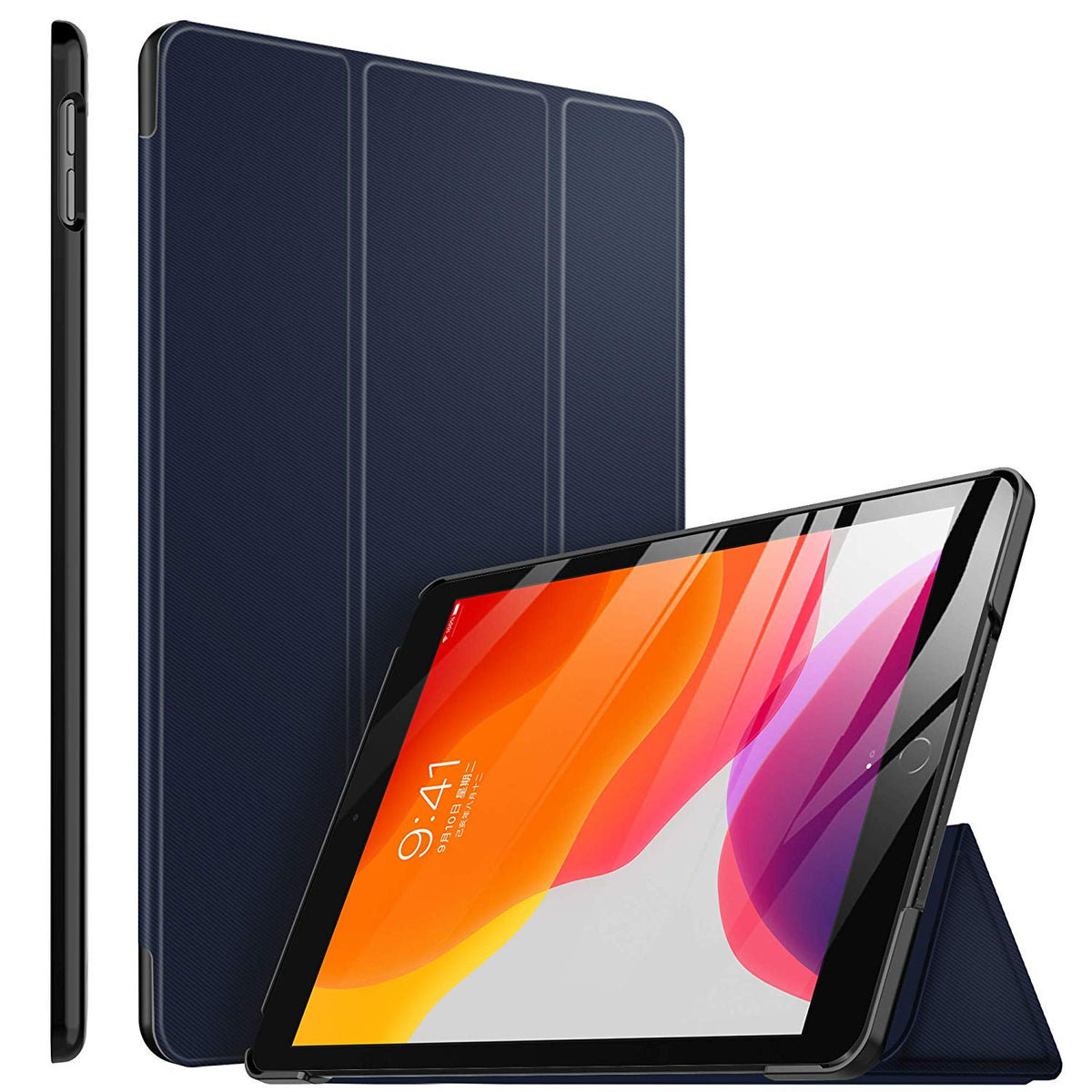 Smart cover met hard case iPad 10.2 (2019/2020/2021) blauw