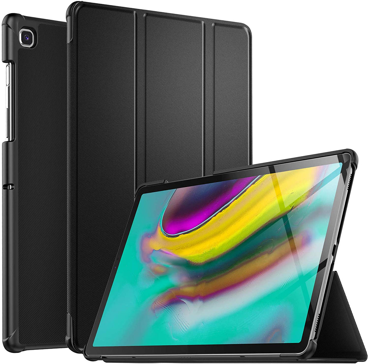 Smart cover met hard case Samsung Galaxy Tab S5e zwart