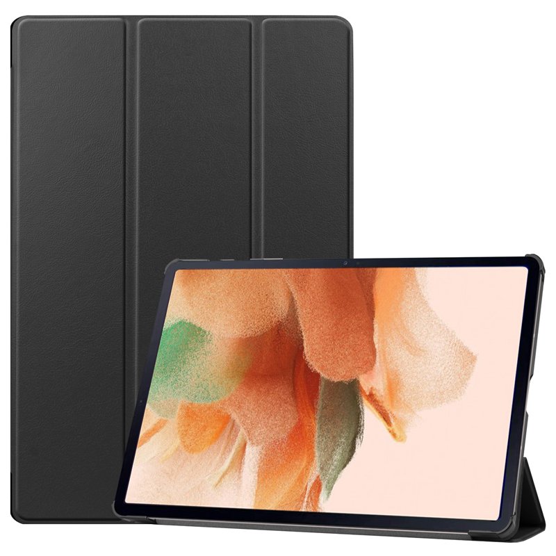 Smart cover met hard case Samsung Galaxy Tab S7+/S7 FE/S8+ zwart
