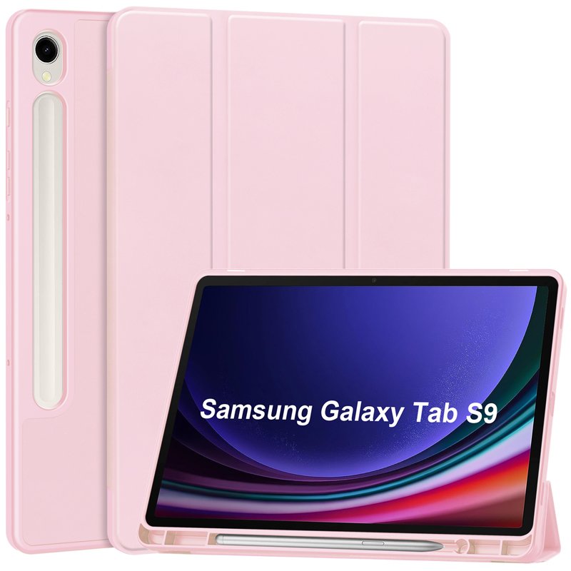 Smart cover met S Pen houder Samsung Galaxy Tab S9 roze