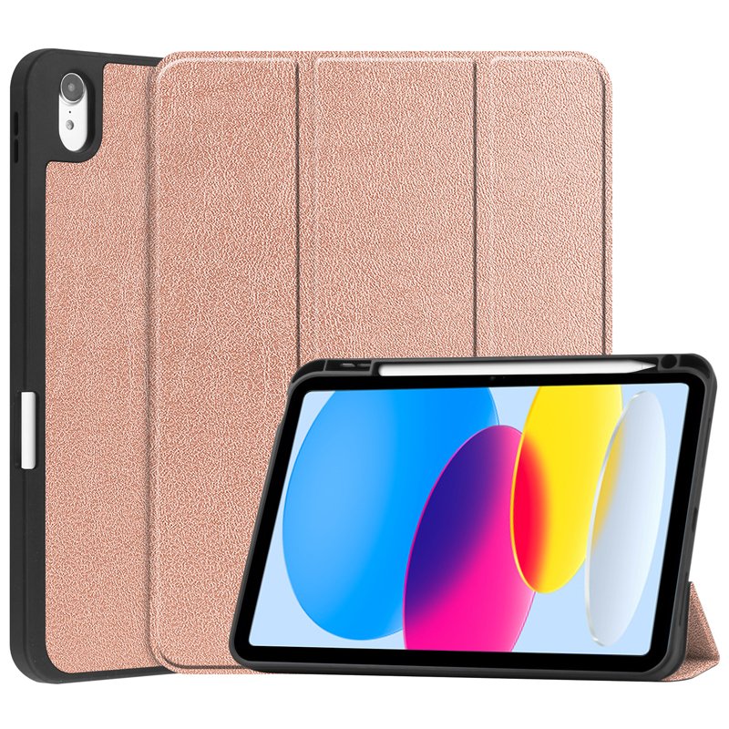 Smart hoes met pencil houder Apple iPad 2022/iPad 2025 rose goud