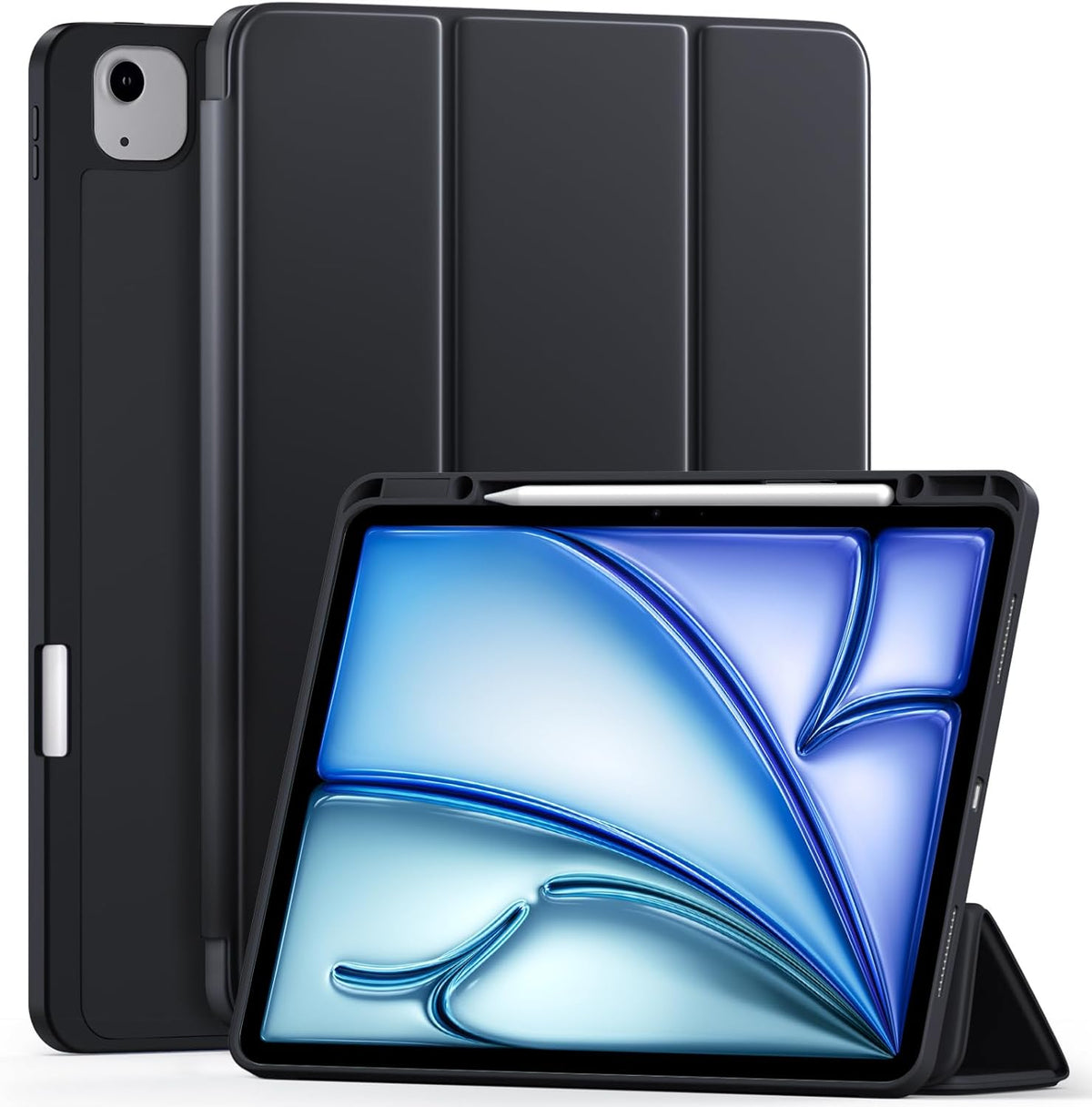 Smart hoes met pencil houder Apple iPad Air 13 (2024) zwart