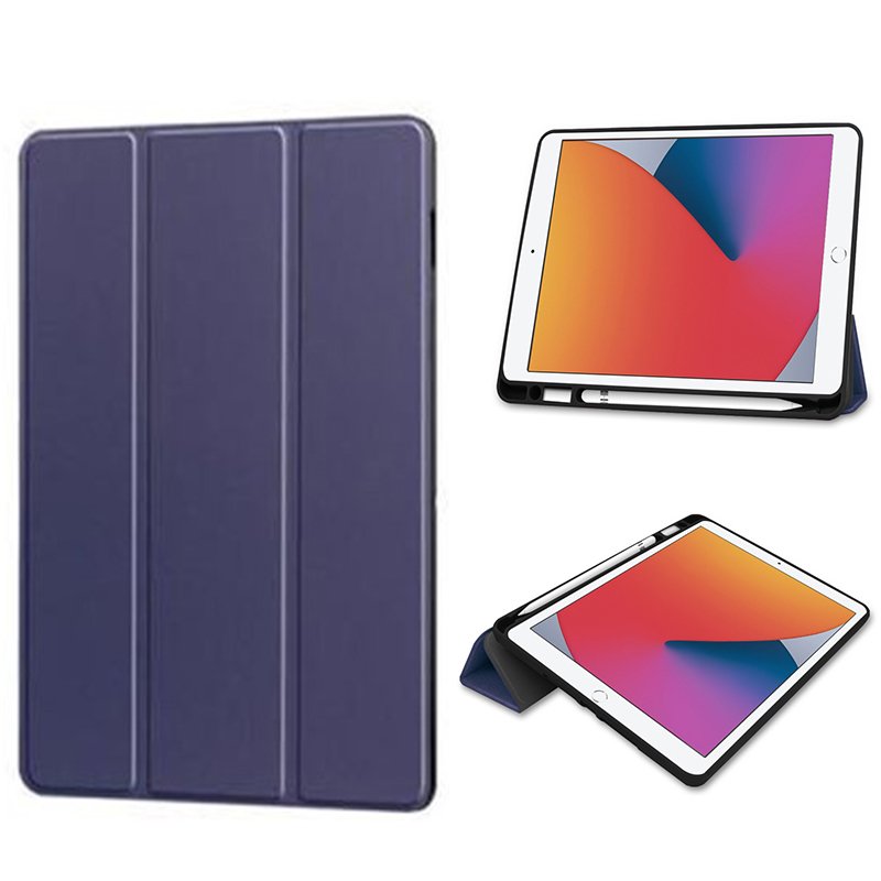 Smart hoes met pencil houder Apple iPad Mini 6 (2021) Blauw