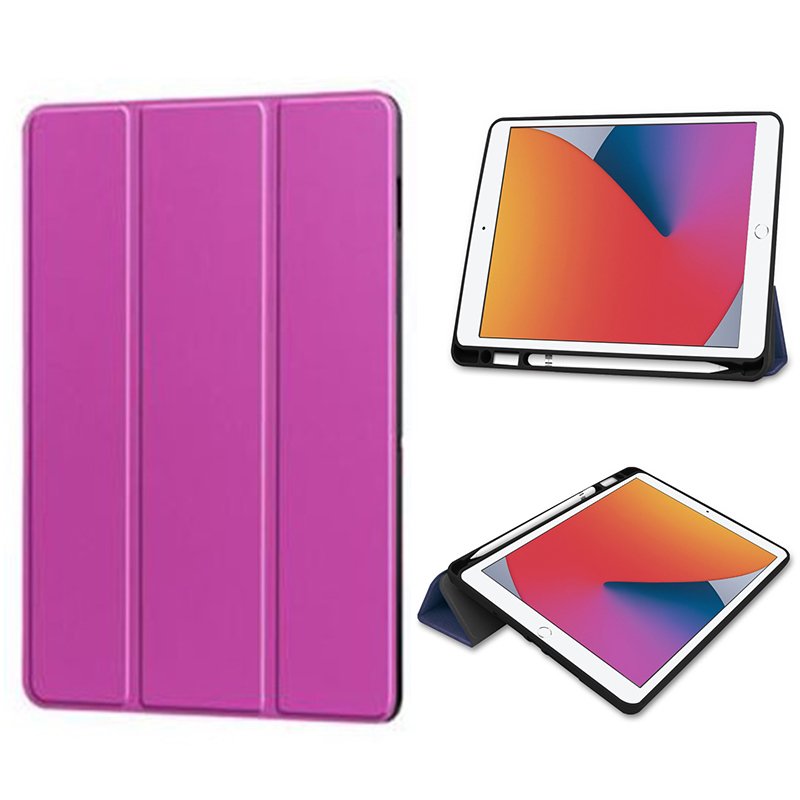 Smart hoes met pencil houder Apple iPad Mini 6 (2021) Paars