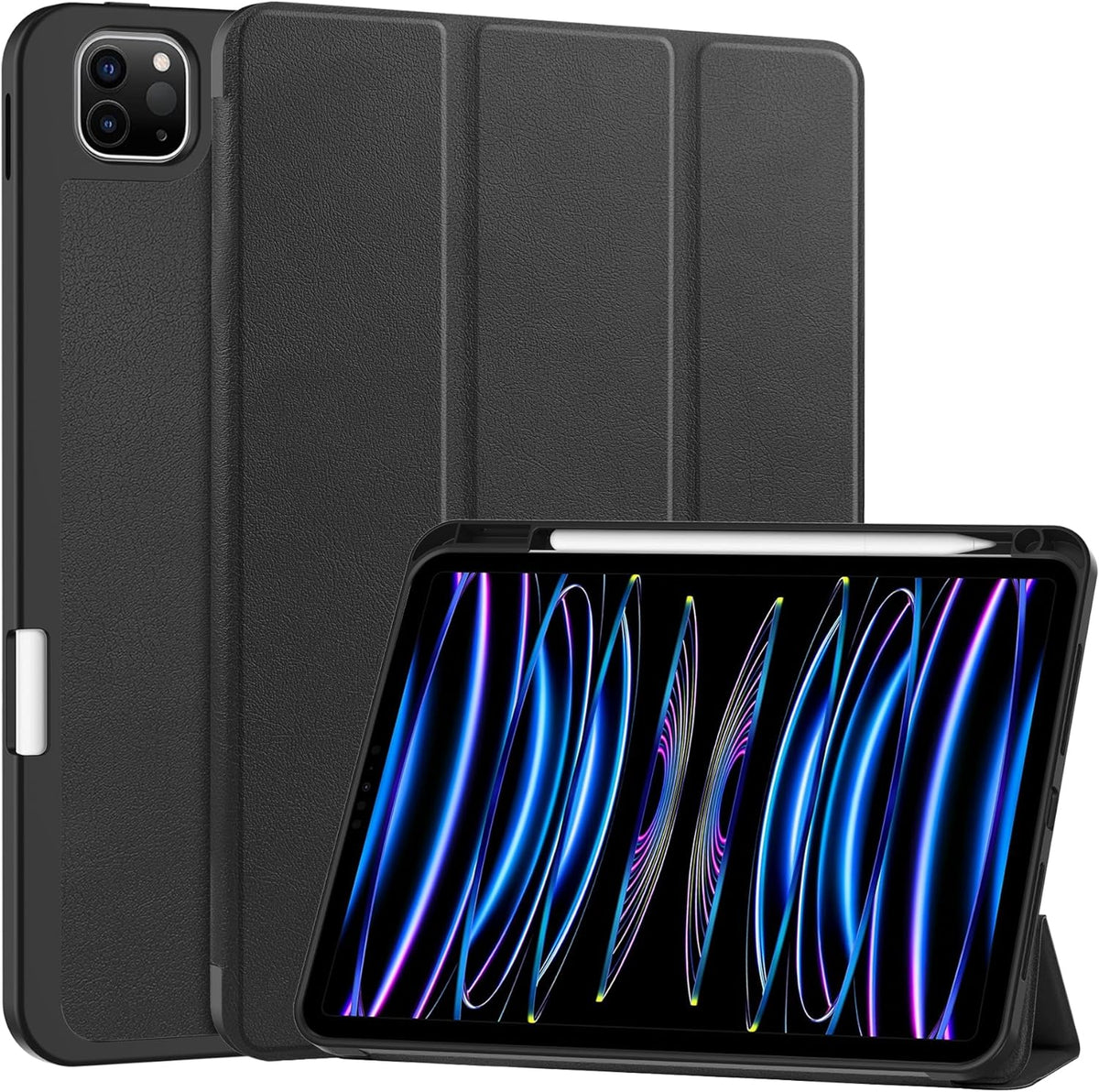 Smart hoes met pencil houder Apple iPad Pro 11 (2024) zwart