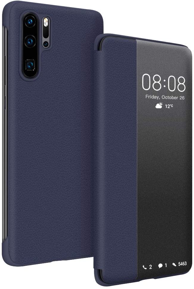 Smart view cover Huawei P30 Pro blauw