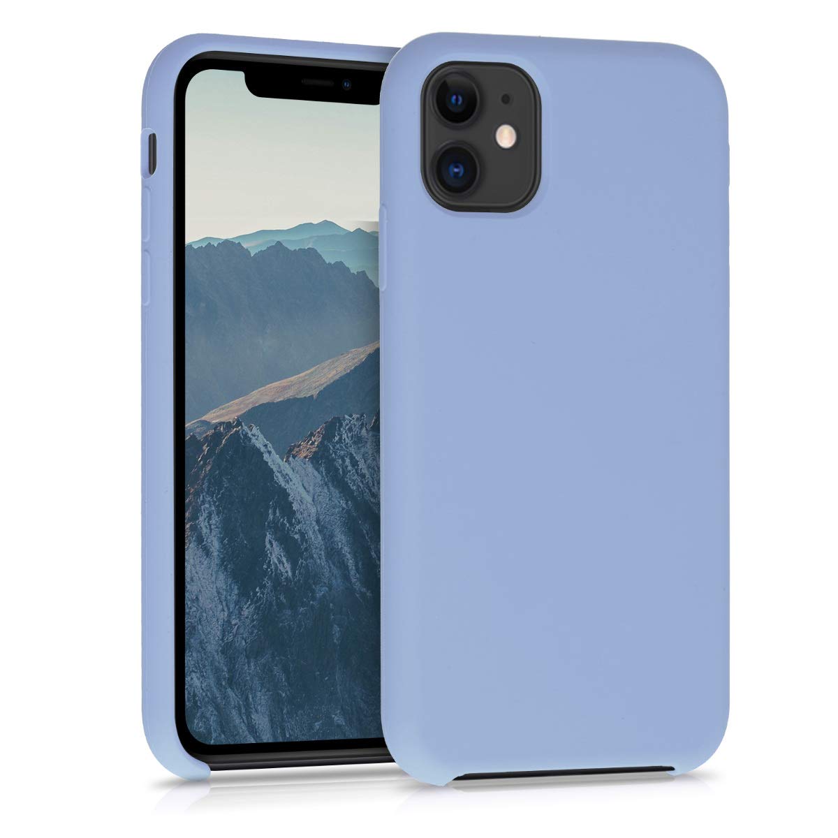 Softcase hoesje Apple iPhone 11 mat - paars