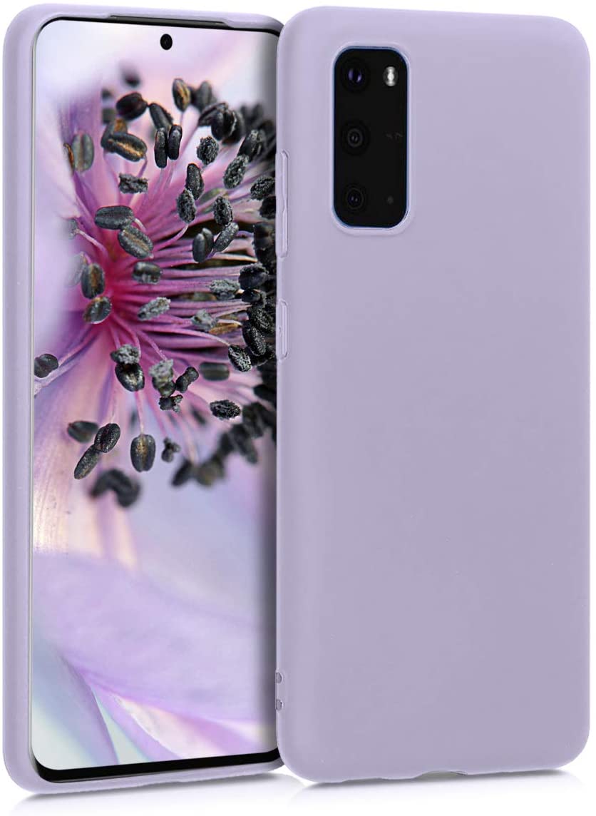 Softcase hoesje Samsung Galaxy S20 mat - paars