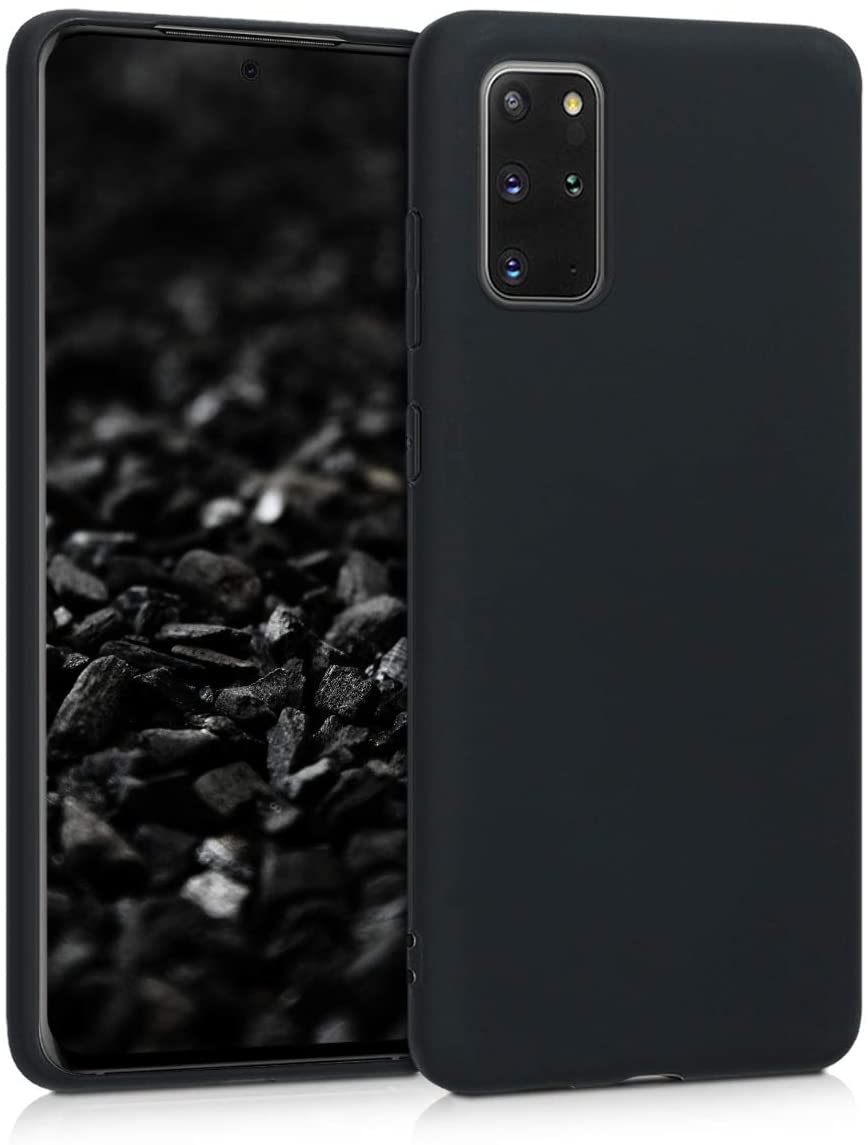 Softcase hoesje Samsung Galaxy S20 Plus mat - zwart