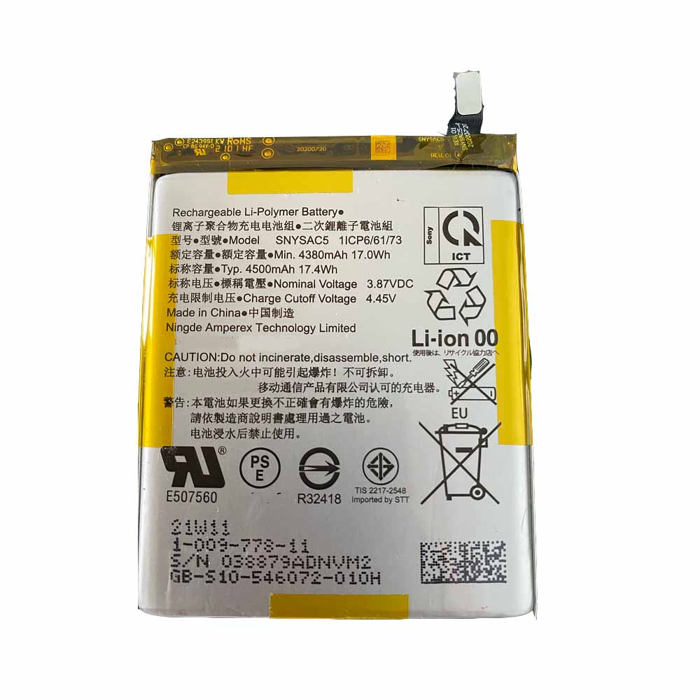 Sony batterij Xperia 1 III, 10 III, 5 III - SNYSAC5 - 4380 mAh